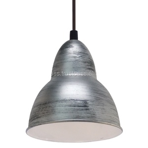 MODERN PENDANT LAMP IN ANTIQUE SILVER FINISHES <b>LIGHT</b> FIXTURE FOR <b>DINING</b> ROOM RESTAURANT COFFEE SHOP LAMP - Product Image 1