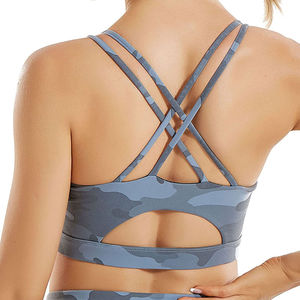 Sujetador Deportivo de Alta Calidad Personalizado con Impresión Frontal, Transpirable, Ecológico, de Soporte Medio, Ligero y Sin Costuras para Yoga y Gimnasio para Mujer - Product Image 3