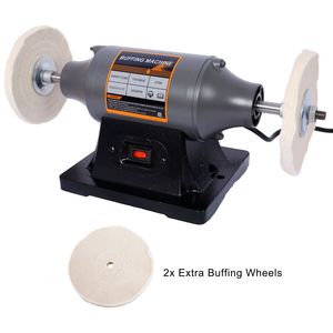 Lucidatrice Elettrica da Banco da 6 Pollici con 4 Ruote Lucidanti Spesse a 80 Strati, Macchina per Lucidatura Metalli - Product Image 2