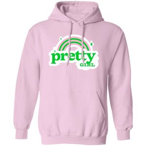 Sudadera con Capucha Rosa con Estampado Gráfico, Sudadera de Felpa Suave de Manga Larga, Top con Capucha Informal, Ropa de Calle a la Moda, Sudadera Cálida para Mujer - Product Image 1