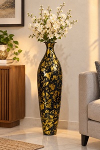 Premium Modern Fancy Premium Quality Metal Fancy Enamel Decorative Floor <b>Vase</b> <b>Wedding</b> Decorative <b>Vase</b> Large Colorful Floor <b>Vases</b> - Product Image 4
