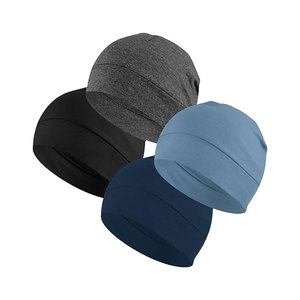 Headshion 100% Cotton Skull Caps Beanie Sleeping Hats for Men Women Lightweight, Soft & Breathable Skully <b>Head</b> <b>Cover</b> - Product Image 1