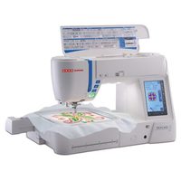 Machine à coudre et à broder USHA Memory Craft, équipement de couture informatisé suspendu gratuit pour usage en atelier
