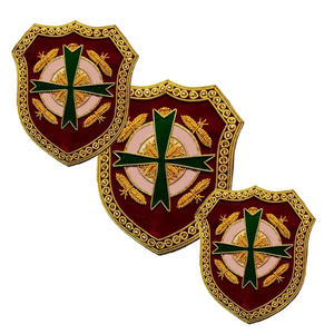 Badges brodés en fil de soie de luxe sur mesure de haute qualité, écologiques, lavables, faits à la main, sans nickel, durables 2026 - Product Image 3