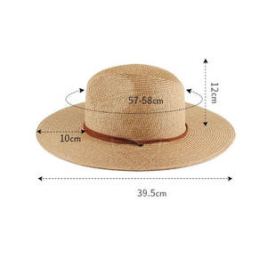 Sombrero de Verano de Primera Calidad Hecho a Medida, Color Sólido, Ligero, Precio al por Mayor - Product Image 6