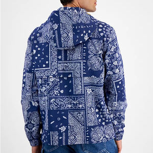 Chaqueta cortavientos de invierno con impresión de logotipo personalizado para hombre, chaqueta cortavientos de alta calidad con sublimación para hombre, bajo MOQ - Product Image 2