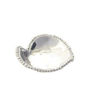 Cuenco de fruta de plata artesanal, accesorios de Decoración de mesa, cuenco minimalista, forma Irregular, cuencos de Metal fundido para servir, 2025 - Product Image 6