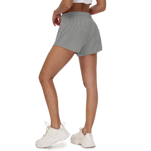 กางเกงขาสั้นผู้หญิง ระบายอากาศได้ดี เอวยางยืด สำหรับออกกำลังกาย วิ่ง น้ำหนักเบา มีกระเป๋า สำหรับผู้ใหญ่ ไซส์กางเกงวิ่งขาสั้นสำหรับผู้หญิง - Product Image 2