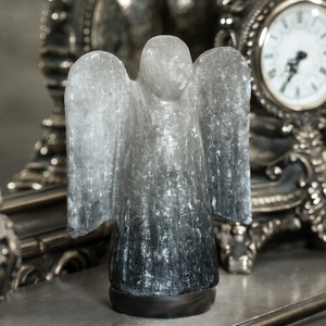 Lampe en sel rose de l'Himalaya sculptée à la main, pièce décorative en pierre, lumière chaude, relaxation, spa, décoration intérieure, article cadeau, purificateur d'air naturel - Product Image 2