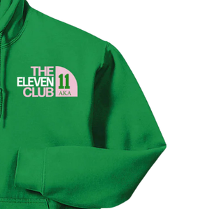 เสื้อฮู้ดปักลาย The Ten Club 10 รุ่น AKA สีเขียว ผลิตจากผ้าฝ้ายพรีเมียมเนื้อนุ่ม สวมใส่ได้ทั้งชายและหญิง - Product Image 4