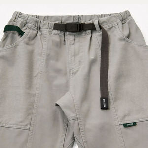 Men's <b>Light</b> Gray Elastic Waist Cargo Pants Casual Multiple Pockets Breathable Canvas <b>Trousers</b> Autumn Wear - Product Image 3