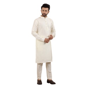 Ensemble Kurta Pajama pour homme Shahi Vastra en soie Dupion sans plis |   Vêtements ethniques indiens |   Taille 36-50 |   Vente en gros - Product Image 2