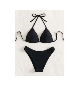 Trajes de baño de una y dos piezas con estampado a cuadros, ropa de surf personalizada, traje de neopreno sexy de 2 mm, bikini de manga larga con cierre frontal - Product Image 5