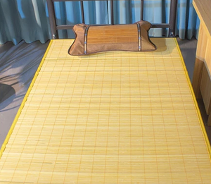 Tapis de lit en bambou pour la maison, tailles 1m, 1.2m, 1.6m, 1.8m, tapis de couchage en bambou naturel avec surface rafraîchissante - Product Image 1