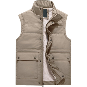 custom design puffer vest warm <b>quilted</b> equestrian gilets casual winter outerwear clothes padded waistcoat men's puffer vests - Product Image 1