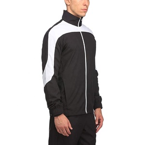 Custom OEM Nylon Lightweight Windbreaker Tracksuit Polyester Jogger Set Reflective Zip up Jackets and Nylon Track Pants Set - Product Image 4