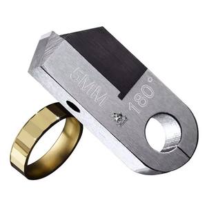5mm plat CVD diamant facettage outil tournage fraise Posalux diamant outils 180 degrés chaîne outils pour bague en or bijoux - Product Image 5