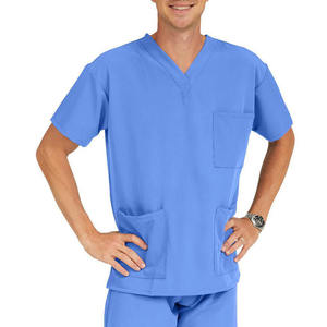 Medical <b>Scrubs</b> Uniform Multi Color Hospital <b>Scrub</b> <b>Set</b> For Men Short Sleeve Men <b>Scrub</b> Uniform <b>Set</b> Come In Different Sizes - Product Image 4