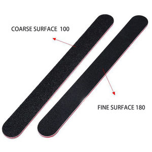 Limas y Pulidores de Uñas de Acero Inoxidable Personalizadas de Doble Cara, Grano 80, Profesionales, Reutilizables para Manicura y Cuidado de Uñas - Product Image 5