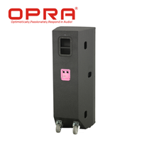 Haut-parleur professionnel pleine gamme double 15 pouces OPRA PR-2500, 3400W, haute puissance, système de sonorisation de scène