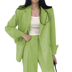 Factory Direct Sale Formal Business Pant Coat Pink Suit for Women 3 Piece Casual Fashion Wedding Office Formal Dress <b>Blazers</b> - Product Image 1