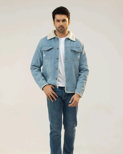 Men Denim <b>Jacket</b> - Blue - Product Image 1