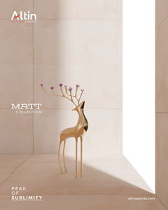 Carreaux de céramique en porcelaine imitation béton Arcadia Crema finition mate qualité supérieure 60x120 cm (600x1200 mm) pour salon - Product Image 1