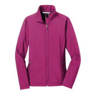 Veste en toile violette pour homme Econex Sports, col montant, imperméable, coupe-vent, à capuche, décontractée, hiver, coupe régulière, fermeture éclair, unie - Product Image 3