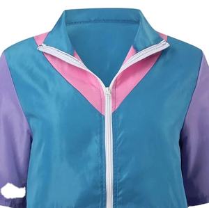 Ensemble coupe-vent en nylon pour femme, sweat-shirt à demi-zip tendance, survêtement court, veste et short au-dessus du genou, vêtements d'hiver 2026 - Product Image 5