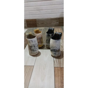 Cuerno para beber del legado vikingo | Cuerno hecho a mano de tamaño completo con soporte para hidromiel, cerveza y tostadas ceremoniales | Última colección 2025 - Product Image 3