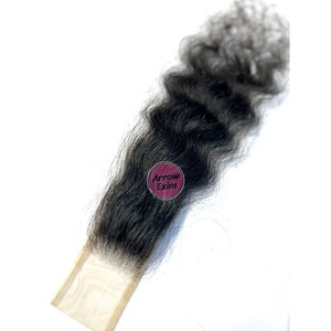 Cheveux humains naturels bruts Remy pour closure en dentelle, style bouclé, densité 150%, poids 30-35g, provenant du Tamil Nadu - Product Image 5
