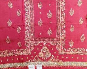 Tenues de soirée modernes et élégantes, brodées à la main, non cousues, style traditionnel indien avant-gardiste en organza - Product Image 3