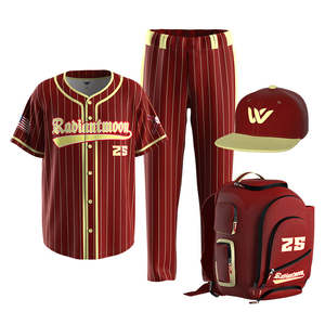 Conjunto de Uniforme de Béisbol Personalizado para Club, Transpirable, Tallas Grandes, Sublimado para Verano, con Nombre y Logotipo del Equipo - Product Image 3