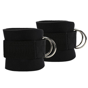 สายรัดข้อเท้าหนังสำหรับยกน้ำหนักในยิม ปรับได้ กันลื่น ระบายอากาศได้ดี สำหรับผู้ชายและผู้หญิง ขายส่ง - Product Image 1