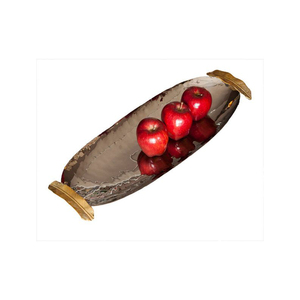 Customized <b>Stainless</b> <b>Steel</b> Serving <b>Tray</b> Stylish New Arrival Decorative Food Snack Dessert Tea Coffee <b>Tray</b> For Home Hotel Use - Product Image 3