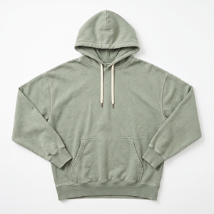 Sweat à capuche oversize pour femme, lavé, confortable, pull, OEM ODM, vente en gros, usine, logo personnalisé |   Quantité minimale de commande faible - Product Image 2
