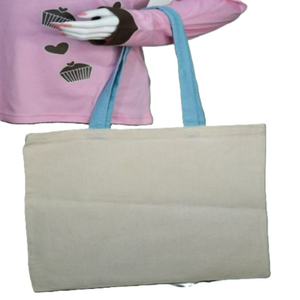 กระเป๋าผ้าแคนวาสขนาดใหญ่สำหรับผู้หญิง ทำจากผ้าฝ้ายออร์แกนิค 100% พิมพ์โลโก้ได้ เป็นมิตรกับสิ่งแวดล้อม ใช้ซ้ำได้ มีซิป เหมาะสำหรับใส่ของไปทะเล ไปเที่ยว หรือใช้ในชีวิตประจำวัน - Product Image 5