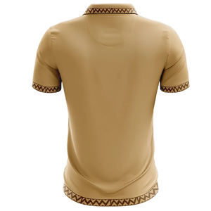 Venta al por mayor de impresión por sublimación personalizada patrón sólido ropa deportiva Jersey tela para hombres y mujeres OEM/ODM para Polos - Product Image 2