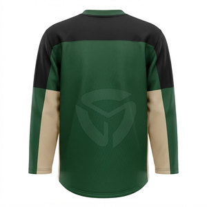 Wholesale <b>Ice</b> Hockey Jersey Custom Sublimated Long Sleeve Team Uniform Breathable Fabric Sportswear Athletic Fit - Product Image 2