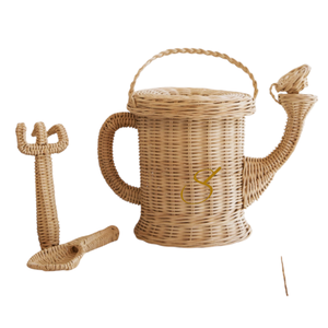 Little <b>Gardener</b> Rattan <b>Tool</b> <b>Set</b> Handmade Children's <b>Gardening</b> Play Kit - Product Image 1