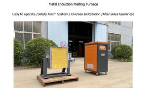 Lò Nung Nóng Chảy Cảm Ứng Điện Tử Quay Bằng Thép Kim Loại Bằng Đồng Sắt Đồng Vàng 25 Kg 50 Kg 100 Kg - Product Image 6