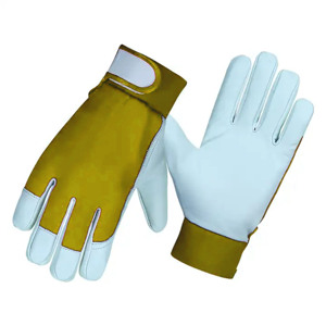 High Quality Genuine Leather Customized Logo Digital Printing Design Color Assembly Working <b>Gloves</b> Hand Protection New Design - Product Image 4