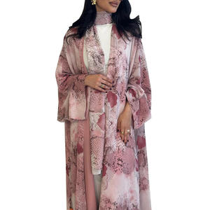 Wholesale Woman Abaya Kimono Cardigan Robe Muslim <b>Maxi</b> <b>Dress</b> Woman Abaya Eid Ramadan Occasion Premium Soft Fabric Comfortable - Product Image 1