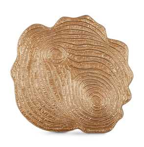 Support à gâteau en métal en forme de feuille dorée avec pieds en fer noir, plateau sur pieds pour la décoration de table d'anniversaire - Product Image 4