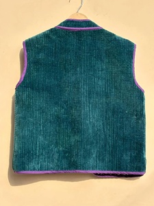 Nitin Exports Factory Price <b>Women's</b> Vintage Velvet Beaded Sleeveless Vest Indian Ethnic Summer Breathable Knitted Short - Product Image 2