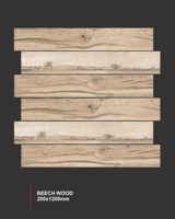 Carrelage en céramique porcelaine, apparence de bois brun, similaire à des plaques en bois dur, plancher en porcelaine, 20x120cm