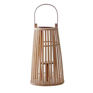 Portavelas Redondo Colgante de Bambú, Hecho a Mano, para Decoración de Hogar, Jardín y Balcón - Product Image 4