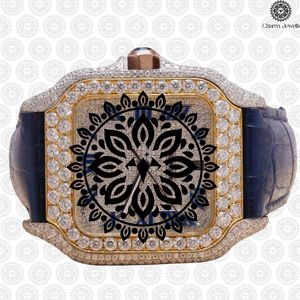 Charm Jewells Women's Luxury Crocodile Band <b>Diamond</b> Encrusted Analog Quartz <b>Watch</b> 20mm Round Case Buckle Clasp - Product Image 1