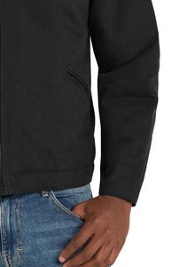 Fabricant de vêtements de travail vintage personnalisés pour hommes veste en denim respirant et coupe-vent en toile de charpentier pour l'hiver pour mécanicien et camionneur - Product Image 5