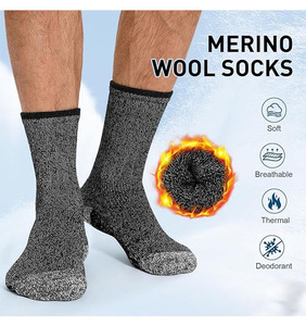 Chaussettes habillées d'hiver pour hommes de qualité supérieure, ultra chaudes, écologiques, douces, respirantes, à séchage rapide, anti-odeur, durables, à motif de dessin animé - Product Image 5